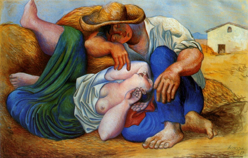 Sleeping Peasants by Pablo Picasso, 1919